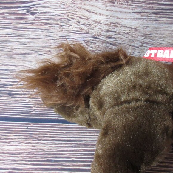 Aurora Brown Pony Horse Plush 12" Get Well Boot Barn Ribbon White Blaze - NWT - Picture 3 of 8